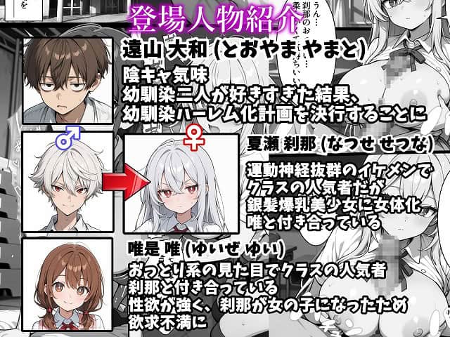 【幼馴染をTSさせたので彼女共々堕とす話】かにたま堂@ の全ページを見たくなる画力 (No.7)