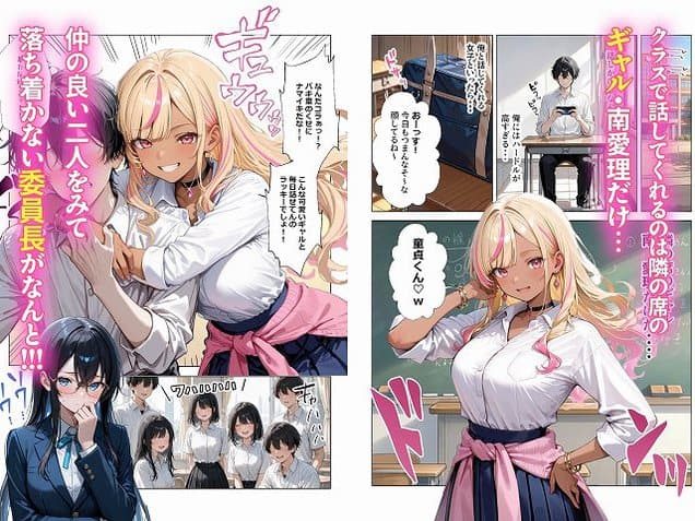 【清楚彼女がいるのにギャルとの予行練習（生本番）がやめられない話【ぬるぬるエロアニメ動画同梱】】ギャル箱@2人で雑談