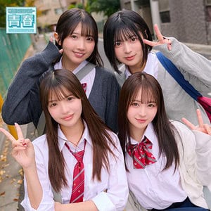 【高画質フル動画】める＆ひかり＆もあ＆ゆみ@